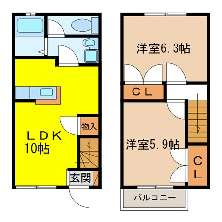 メゾンパーク咲くらの物件間取画像